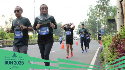 Race photo from Mangkunegaran Run 2025
