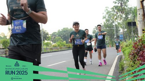Race photo from Mangkunegaran Run 2025