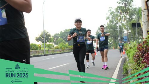 Race photo from Mangkunegaran Run 2025