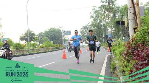 Race photo from Mangkunegaran Run 2025
