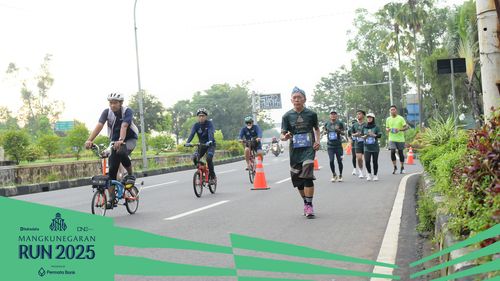 Race photo from Mangkunegaran Run 2025