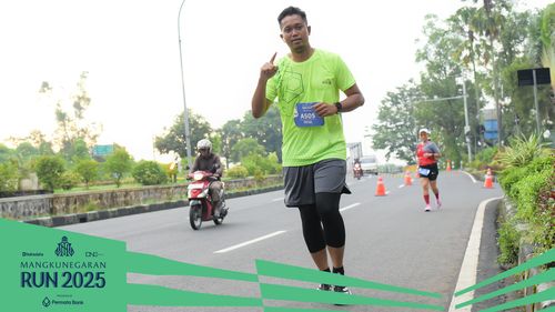 Race photo from Mangkunegaran Run 2025