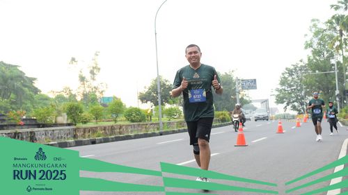 Race photo from Mangkunegaran Run 2025