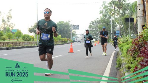 Race photo from Mangkunegaran Run 2025