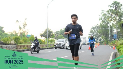 Race photo from Mangkunegaran Run 2025