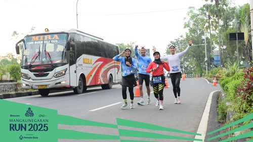 Race photo from Mangkunegaran Run 2025