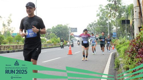 Race photo from Mangkunegaran Run 2025