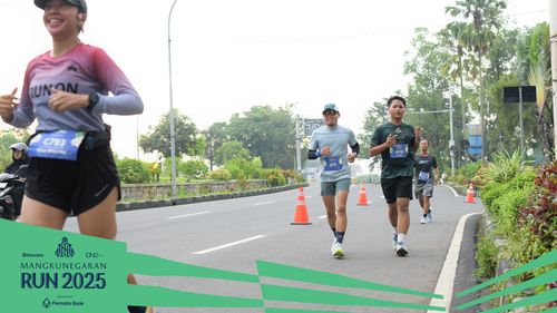 Race photo from Mangkunegaran Run 2025
