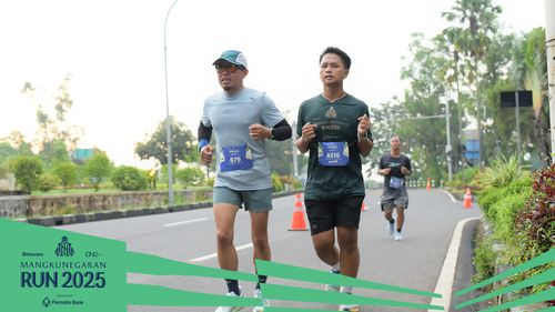 Race photo from Mangkunegaran Run 2025