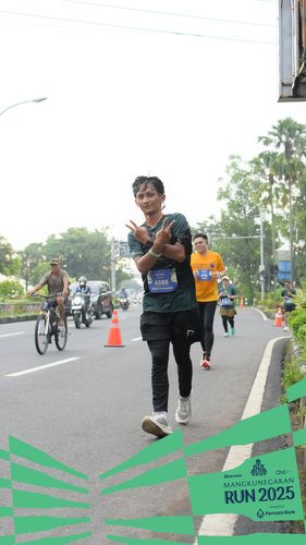 Race photo from Mangkunegaran Run 2025