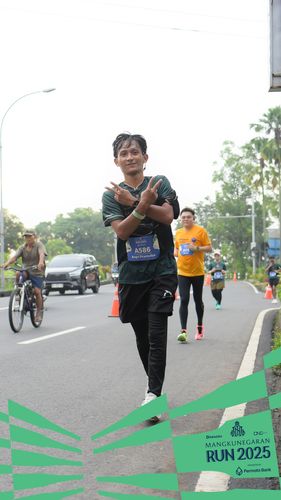 Race photo from Mangkunegaran Run 2025