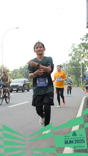 Race photo from Mangkunegaran Run 2025
