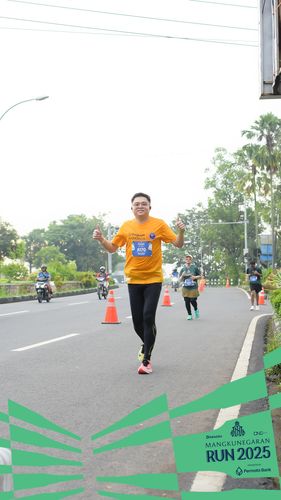 Race photo from Mangkunegaran Run 2025