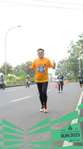 Race photo from Mangkunegaran Run 2025