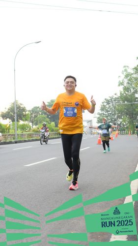 Race photo from Mangkunegaran Run 2025