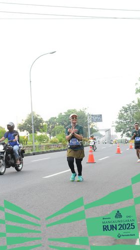 Race photo from Mangkunegaran Run 2025