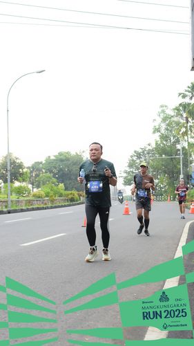 Race photo from Mangkunegaran Run 2025