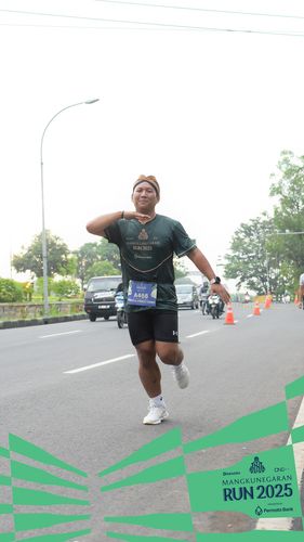 Race photo from Mangkunegaran Run 2025