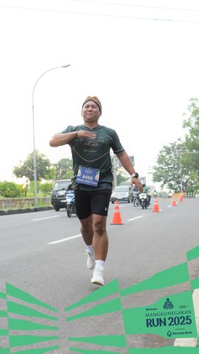 Race photo from Mangkunegaran Run 2025