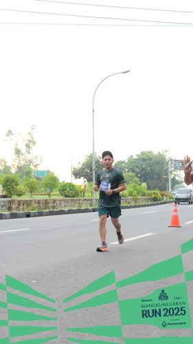 Race photo from Mangkunegaran Run 2025
