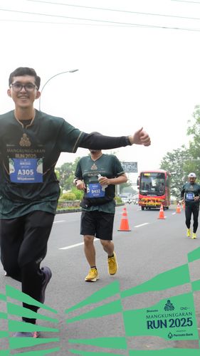 Race photo from Mangkunegaran Run 2025