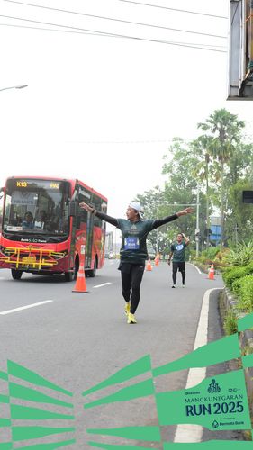 Race photo from Mangkunegaran Run 2025