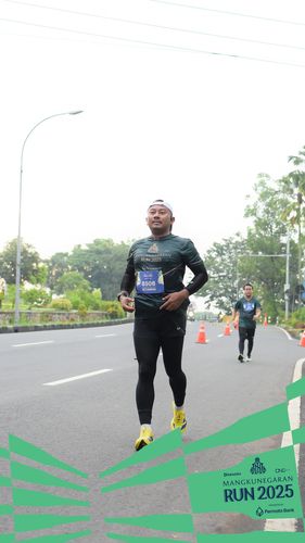 Race photo from Mangkunegaran Run 2025