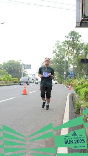 Race photo from Mangkunegaran Run 2025