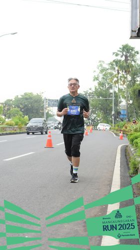 Race photo from Mangkunegaran Run 2025