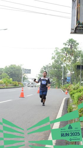 Race photo from Mangkunegaran Run 2025