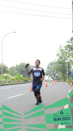 Race photo from Mangkunegaran Run 2025