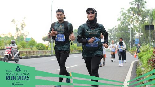 Race photo from Mangkunegaran Run 2025