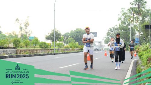 Race photo from Mangkunegaran Run 2025