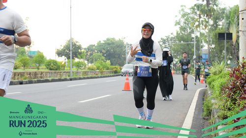 Race photo from Mangkunegaran Run 2025