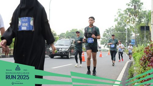 Race photo from Mangkunegaran Run 2025