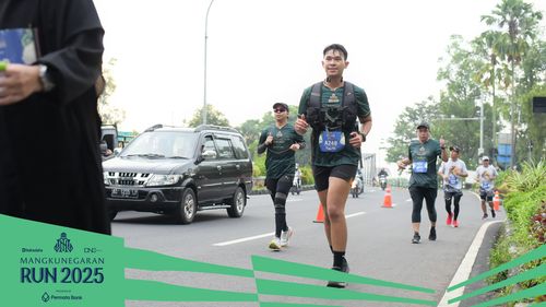 Race photo from Mangkunegaran Run 2025