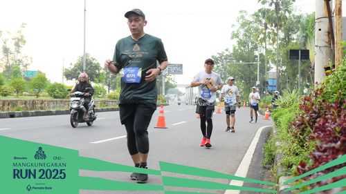 Race photo from Mangkunegaran Run 2025