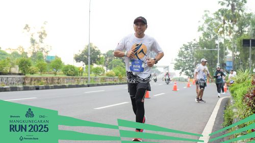 Race photo from Mangkunegaran Run 2025
