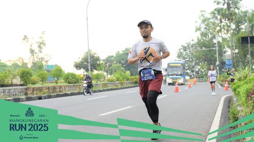 Race photo from Mangkunegaran Run 2025