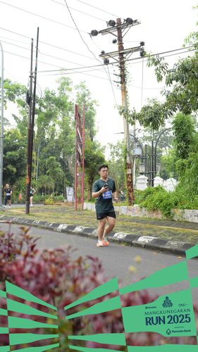 Race photo from Mangkunegaran Run 2025