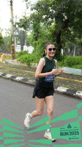 Race photo from Mangkunegaran Run 2025