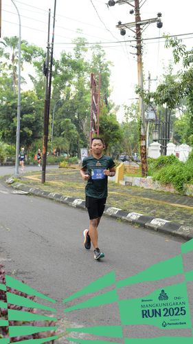 Race photo from Mangkunegaran Run 2025