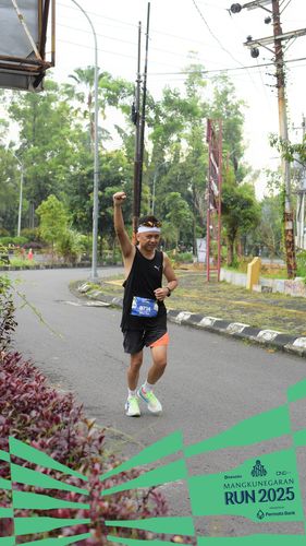 Race photo from Mangkunegaran Run 2025