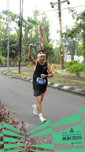Race photo from Mangkunegaran Run 2025
