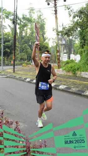Race photo from Mangkunegaran Run 2025