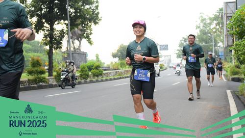 Race photo from Mangkunegaran Run 2025
