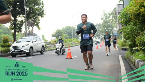 Race photo from Mangkunegaran Run 2025