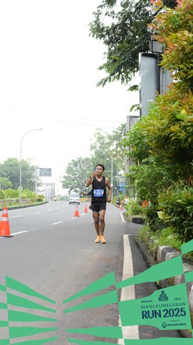 Race photo from Mangkunegaran Run 2025