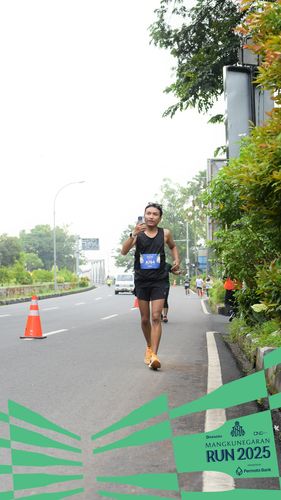 Race photo from Mangkunegaran Run 2025