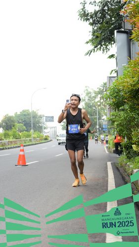 Race photo from Mangkunegaran Run 2025